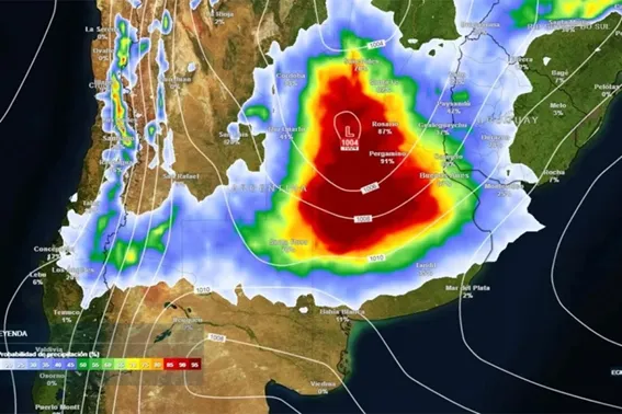 Se esperan dos jornadas muy inestables en el centro del país. Meteored