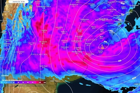 Prevén precipitaciones en amplia zona del país. Meteored