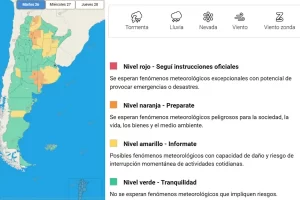 Diversas zonas del país en alerta por tormentas. SMN