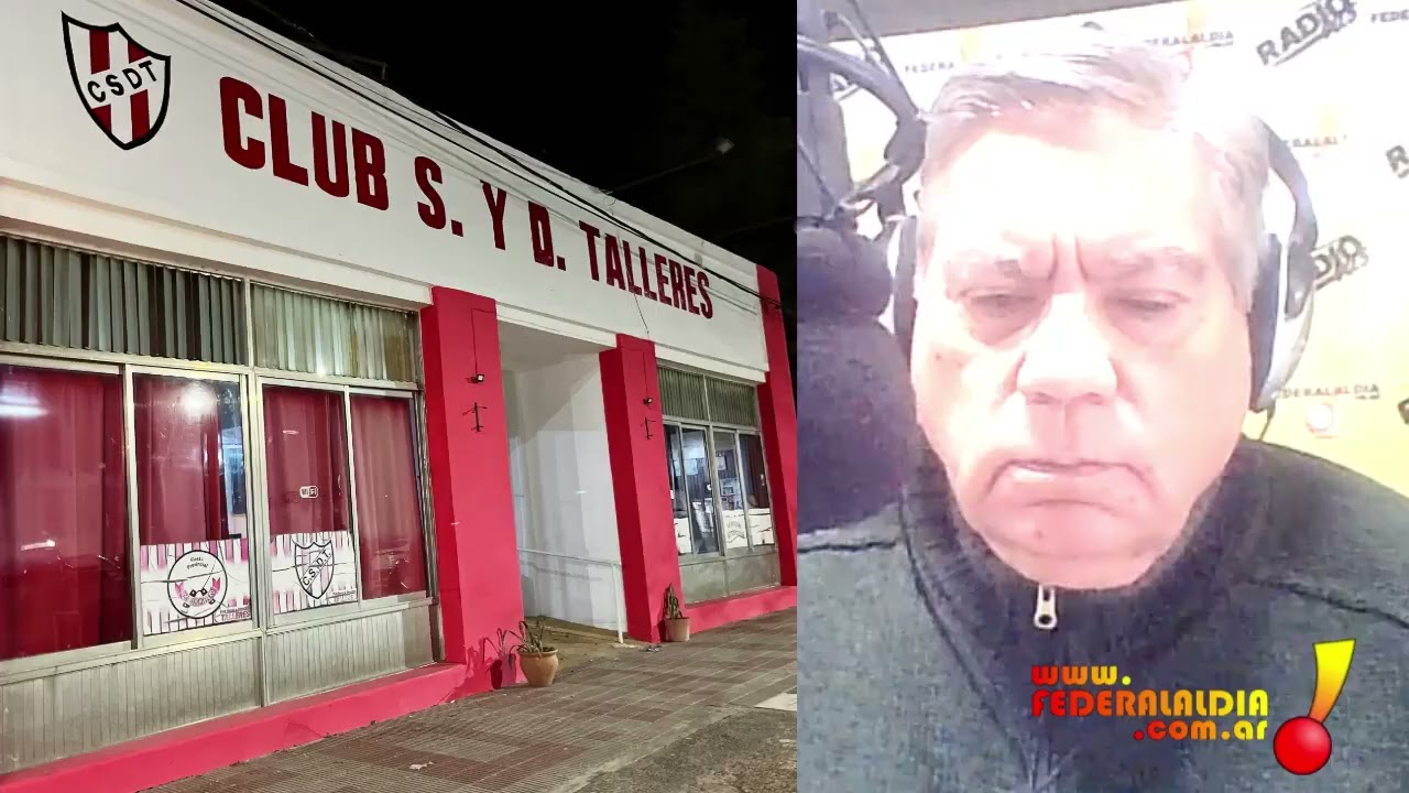 CASTAÑO: Pte del Club Talleres habló sobre actualidad de la institución y la Fiesta del Cuchillero 