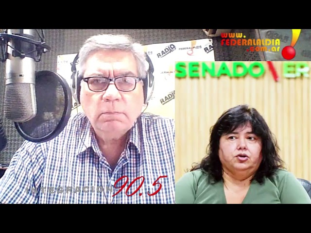 FUNCIONARIOS QUE NO FUNCIONAN: La Senadora Provincial por el Departamento Federal, Nancy Miranda 
