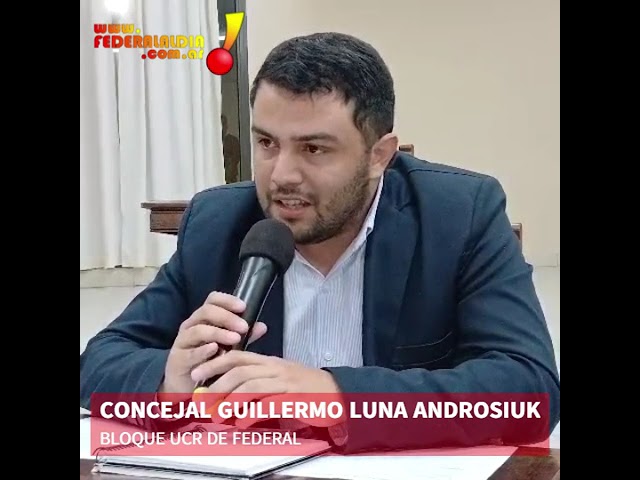 Obras en Federal: Luna Androsiuk defiende crédito de $180 millones