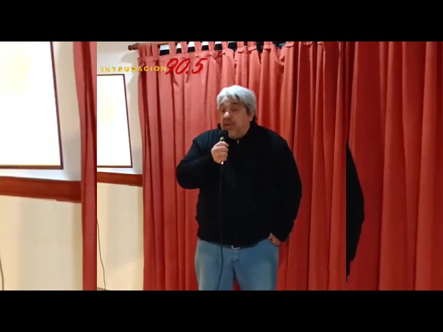 Martín Olier dejó su mensaje en sorteo de lotes en Federal