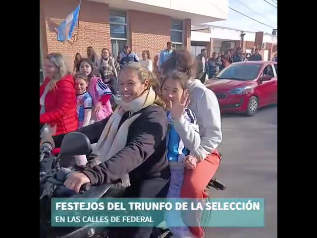  FEDERAL: ASÍ SE FESTEJO EL TRIUNFO DE ARGENTINA SOBRE EGIPTO, Y EL PASE A CUARTOS DE FINAL 