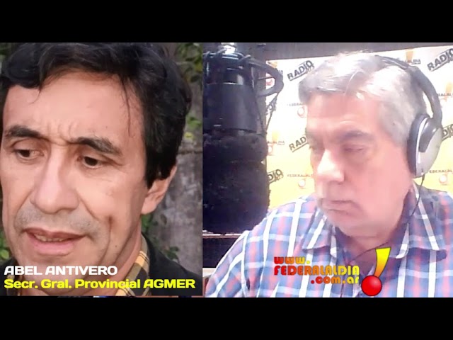 ABEL ANTIVERO APUNTO A ALGUNOS DIRIGENTES GREMIALES DOCENTES DE FEDERAL 