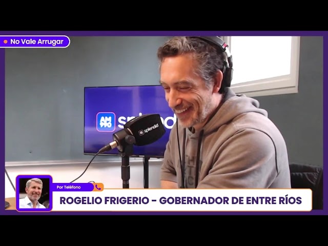 ROGELIO FRIGERIO-DECLARACIONES A RADIO SPLENDID EN BS.AS. 