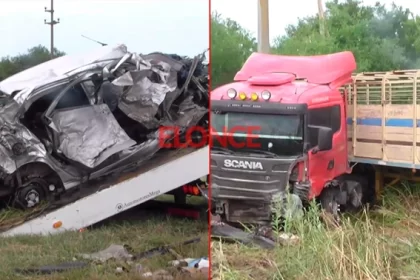Choque fatal en Ruta 12. Foto: (ELONCE)