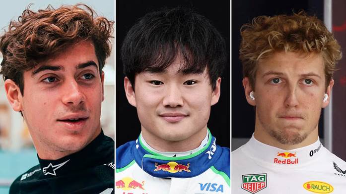 Colapinto, Tsunoda y Lawson: los protagonistas de la posible "carambola"