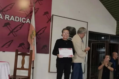 Acto de asunción de las nuevas autoridades de la UCR Entre Ríos. Foto de APFDigital