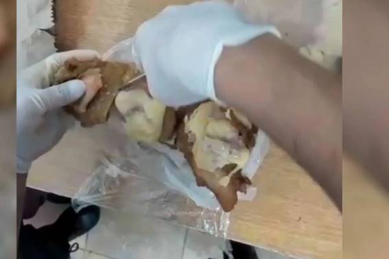 Hallaron estupefacientes ocultos en milanesas