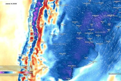 Las bajas temperaturas se harán sentir Foto: Meteored