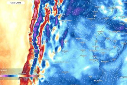 Bajan las temperaturas. Foto: Meteored
