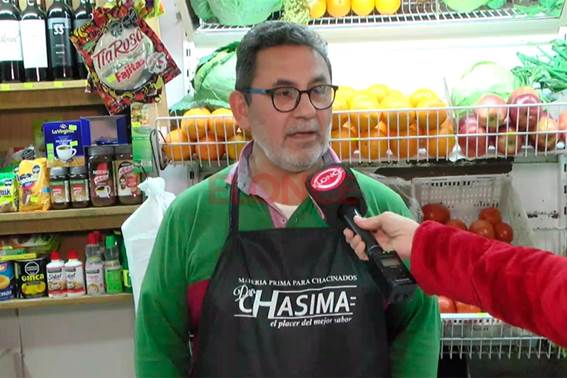 Mario Sarli, del Centro de Almaceneros. Foto: Elonce.