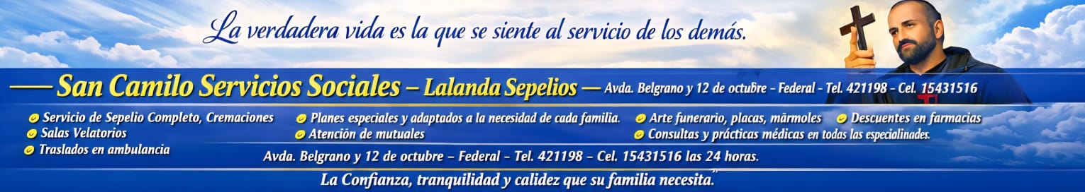  SAN CAMILO SERVICIOS SOCIALES – LALANDA SEPELIOS