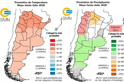 Pronóstico trimestral. Foto: SMN.