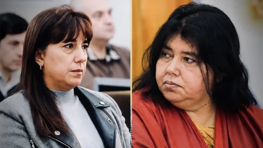Las senadoras Nancy Miranda y Gladys Domínguez al borde de quedar expulsadas del Partido Justicialista.