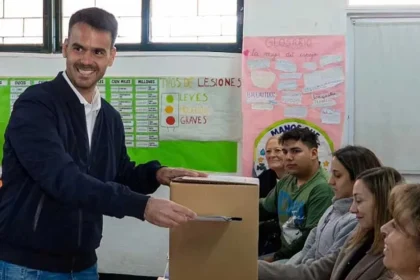 Elecciones 2026 en Marcos Juárez: voto del peronista Germán Font. (La Voz)