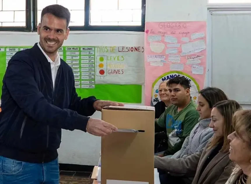 Elecciones 2026 en Marcos Juárez: voto del peronista Germán Font. (La Voz)