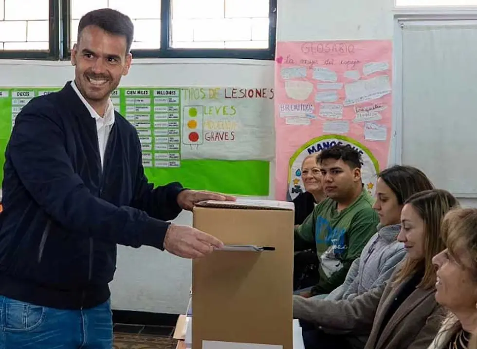 Elecciones 2026 en Marcos Juárez: voto del peronista Germán Font. (La Voz)